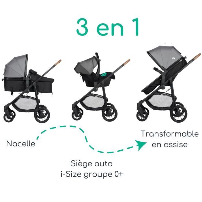 Cdiscount poussette 3 en 1 outlet