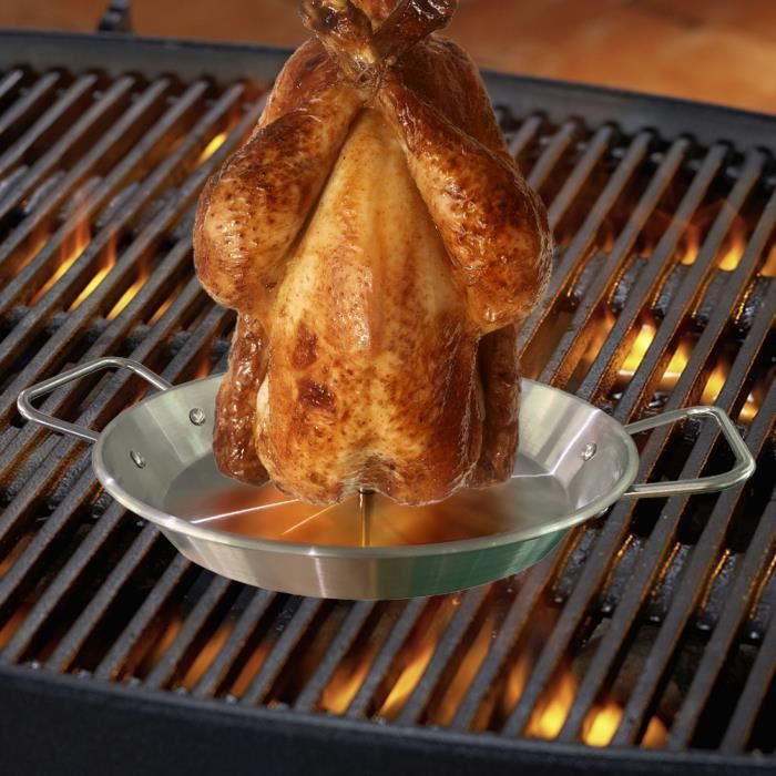 Support De Poulet Brochette Verticale Barbecue Grille De Cuisson De Viande Pour Steak, Poulet