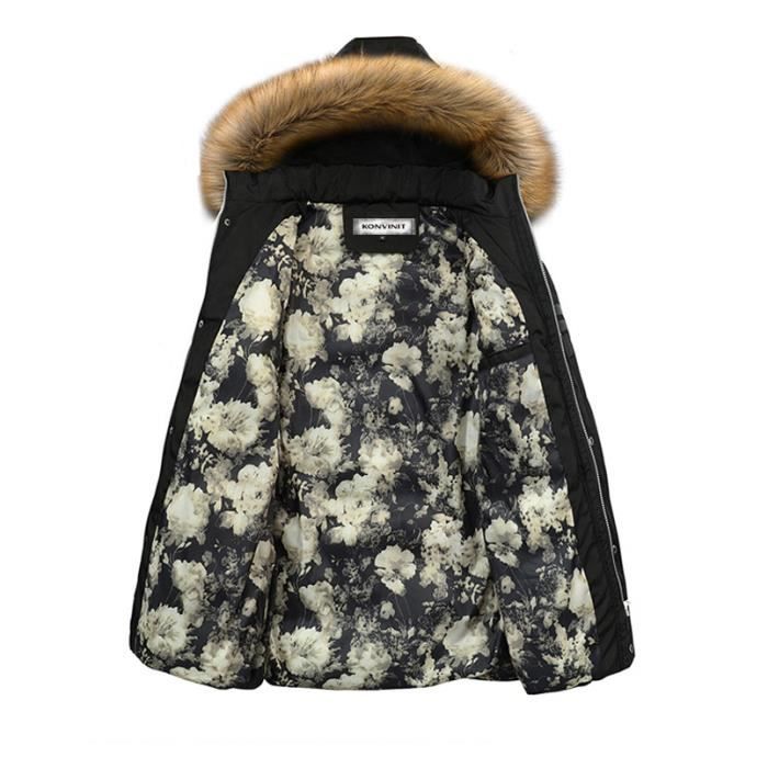 Doudoune homme sales avec capuche fourrure