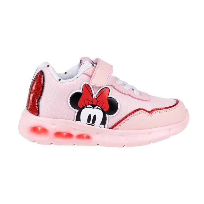 Baskets semelle EVA avec lumiere enfant Cerda Minnie pink 31 Pink Cdiscount Chaussures