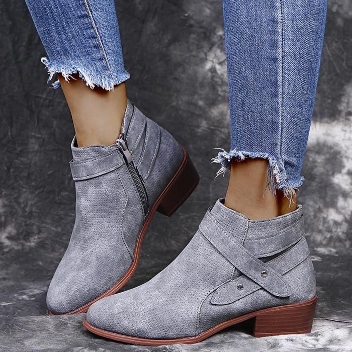 Bottines retro discount