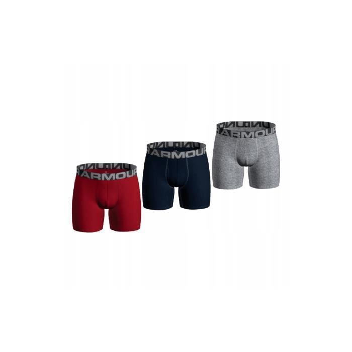 Boxer Homme Under Armour Charged Cotton pack de 3 1363617 600