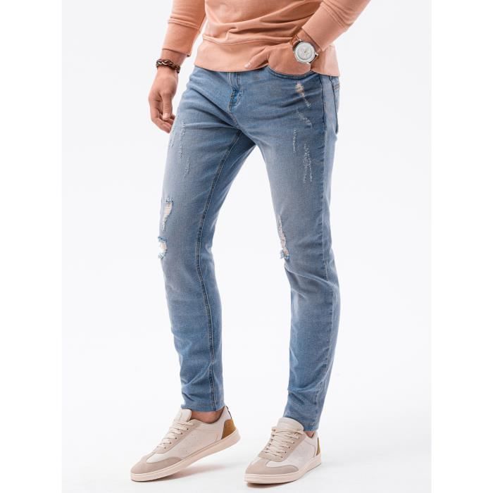 Pantalon bleu clair homme on sale