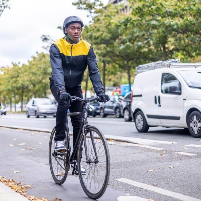 Veste pluie velo homme clearance