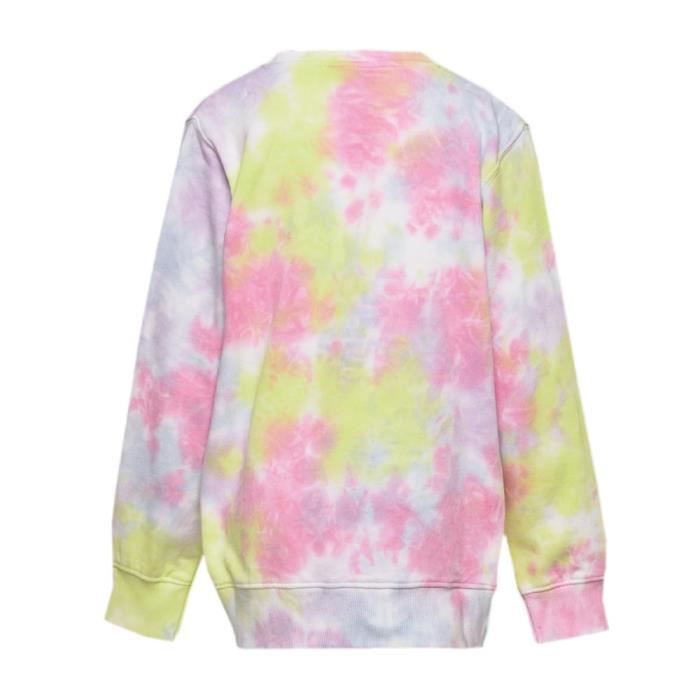 Sweat Rose Vert Fille Ellesse Tie Dye Siobhen Green Cdiscount Pret a Porter