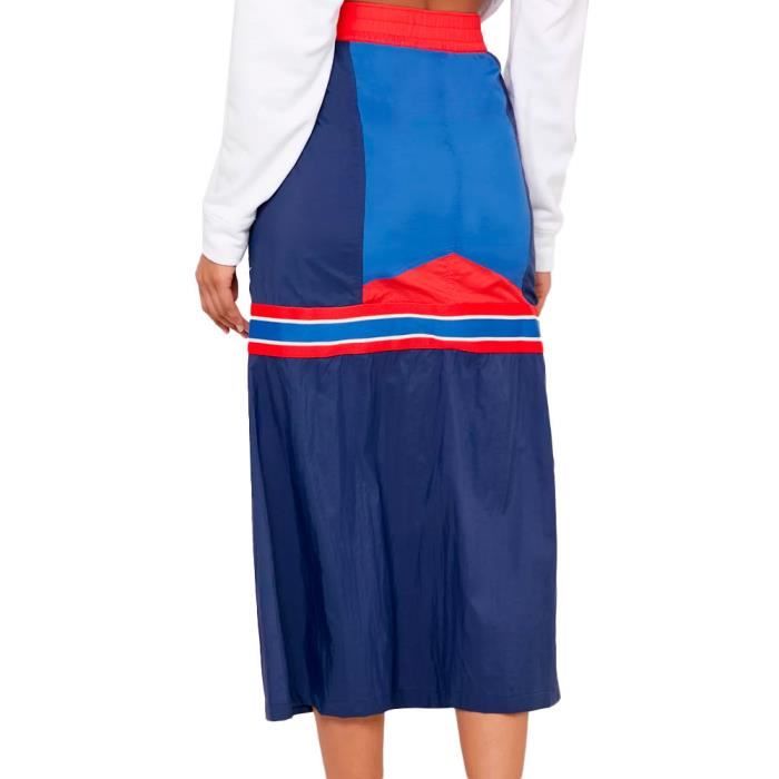 Jupe Longue Marine Rouge Femme Nike Nsp Skirt Bleu Cdiscount Pret a Porter