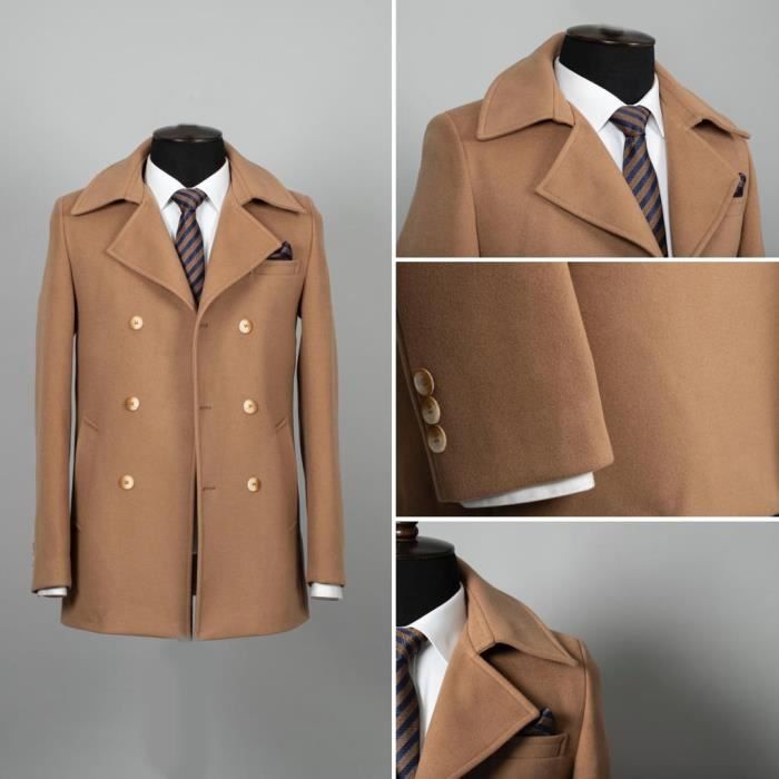 Caban homme camel online