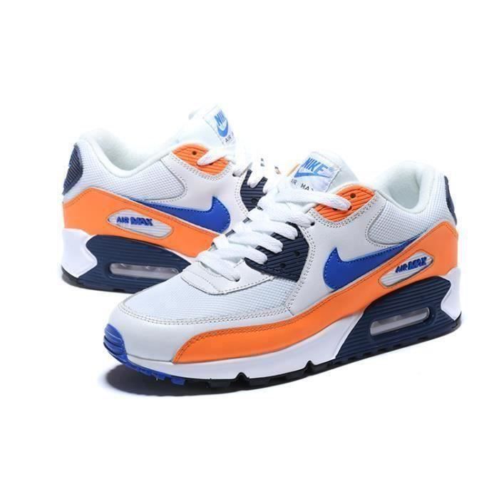 Nike bleu blanc orange sale