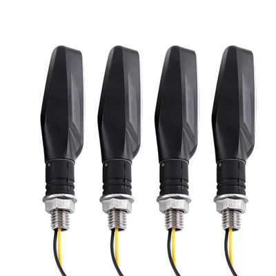 KaiDengZhe 4 Pièces Clignotants Moto LED RGB Avec Projection Flèche – Feux De Signal Dynamiques 27 Modes, Feux De Jour Flux, Ultra-Visibles Pour Scooter, Moto Tout-Terrain