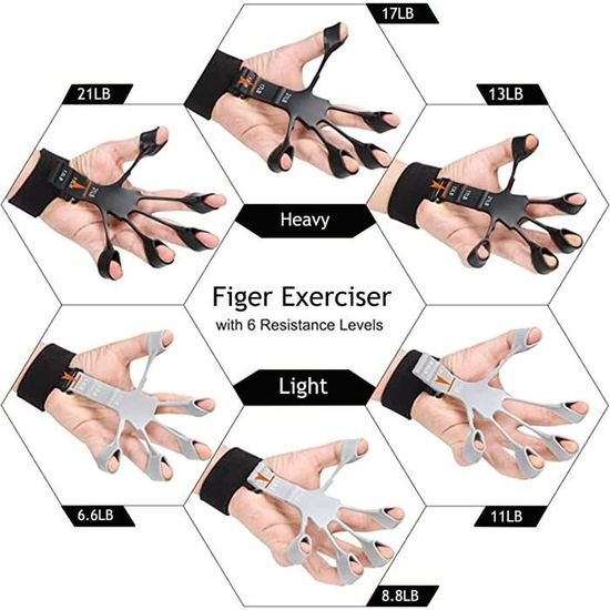 Renforceur De Préhension Main - Balle Silicone Exercice Doigts - Pour Musiciens Et Grimpeurs