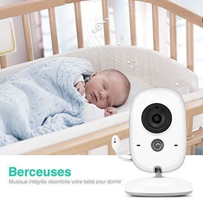 Babyphone Vidéo, BOIFUN Baby Phone Caméra Surveillance Numérique Sans Fil  avec 3.2”LCD, VOX, Vision Nocturne, Communication - Cdiscount Puériculture  & Eveil bébé