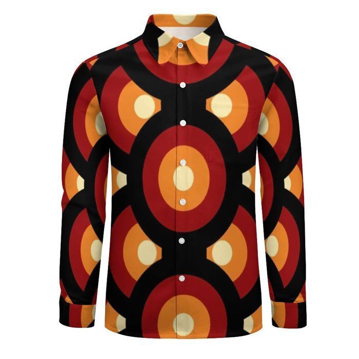Chemise Disco Pailletée Homme – Style 70/80, Tenue Clubwear, Fête à Thème, Festival Et Soirée