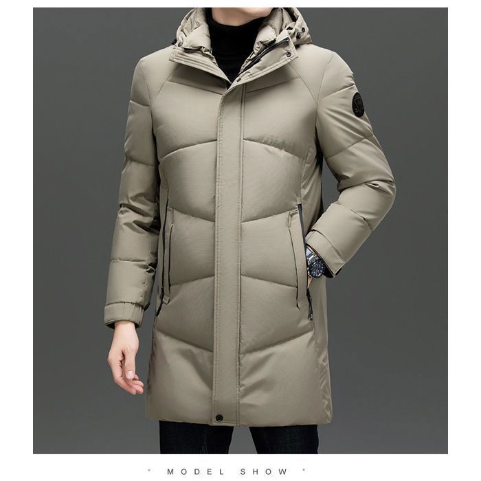 Manteau D’hiver Kaki à Capuche, Doublure Fausse Fourrure - Taille M - Occasion Très Bon état