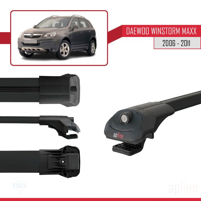 Barres De Toit ACE-2 Noires Pour BMW X1 (U11) 2023-2024 - Faciles à Monter, Résistantes Et Anti-vol