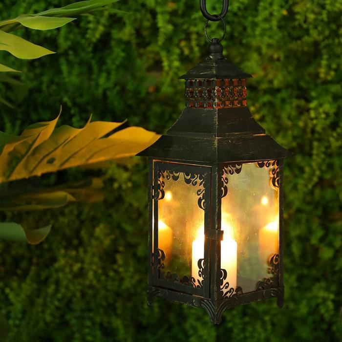 JHY DESIGN Lanternes décoratives à Bougie Lanterne Suspendue de