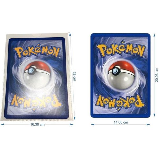 KIT RANGEMENT Accessoires pour Carte Pokemon JUMBO Grand Format + 1 KDO -  Cdiscount Jeux - Jouets