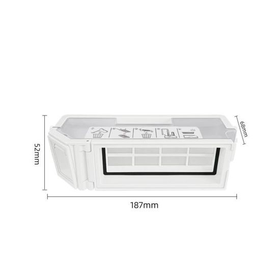 Boîte à Poussière De Rechange Pour Ecovacs Deebot T20, T20 Turbo, T20 Plus - Bac à Poussière Robot Aspirateur - 2