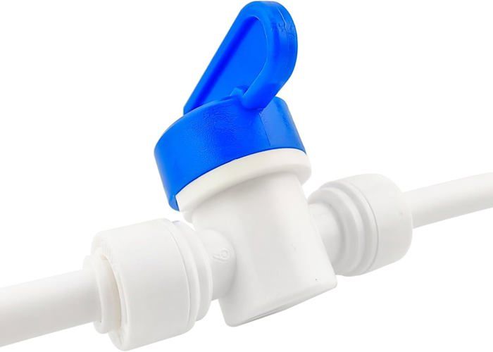10 Vannes à Boisseau Sphérique 3/8" - En Plastique Alimentaire, Avec Connexion Rapide Clip - Pour Systèmes D'osmose Inverse Ou Irrigation