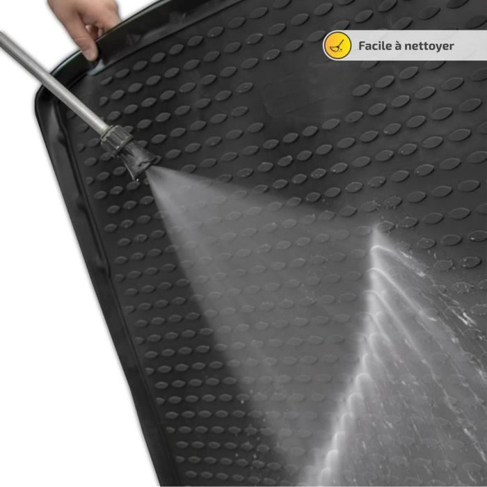 Tapis De Coffre En Caoutchouc Premium Pour Honda CR-V 5 (2018-2022) - Antidérapant, Inodore, Bord Haut