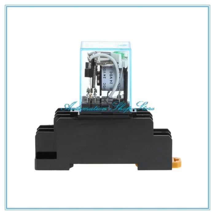 Mini relais 12V 24V DC 110V 220V AC, bobine polyvalente DPDT avec — free download
