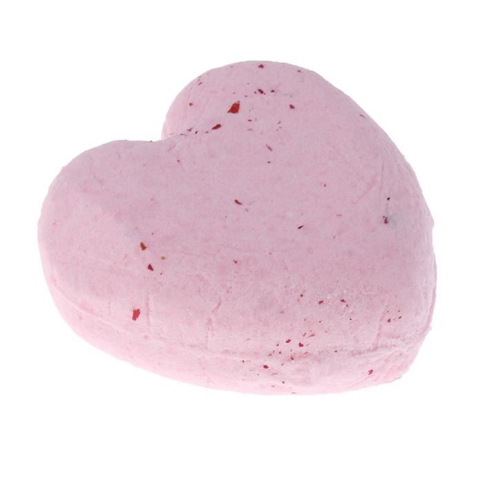 Boules Bombes de Bain Effervescentes Coeur pour Baignoire Produits pour Bain  Rose rose - Cdiscount Au quotidien