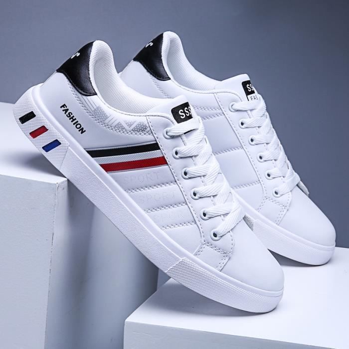 Chaussure Homme FONDUPIN Blanc Lacets Adulte Plat Cuir