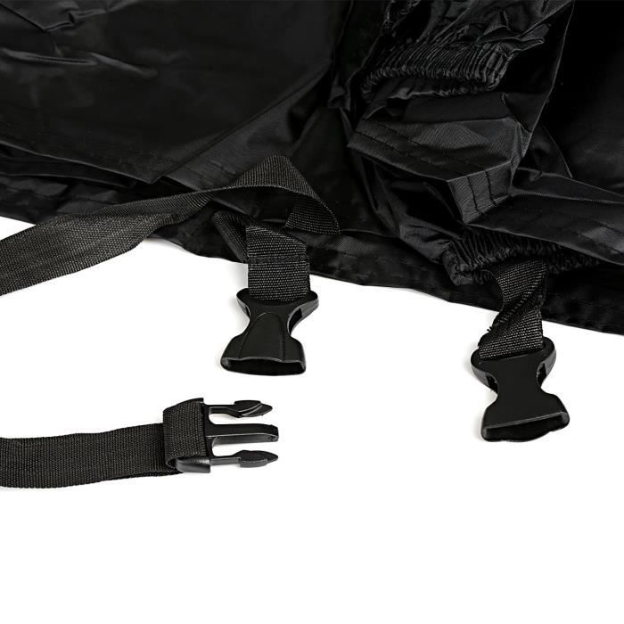 Housse De Protection Imperméable Pour Moto - Taille L 245x105x125 Cm - Tissu 190T, Résistante Au Vent, Avec Trou Antivol