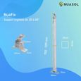 NuaSol Kit de montage pour centrale électrique de balcon | 4 supports de panneau solaire | 30°-60° | support de panneau solaire-5