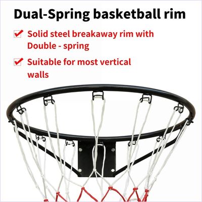 PHILODOGS Mini Panier de Basket pour Enfants avec 6 Ballons de Basket