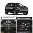Dacia Duster Pack LED ampoules éclairage intérieur Blanc 6000K-0