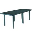 11623|HOME* - JOLI Vert Table de jardin Vert 210x96x72cm Plastique ,Polyvalente & Haut qualité ,210 x 96 x 72 cm-0