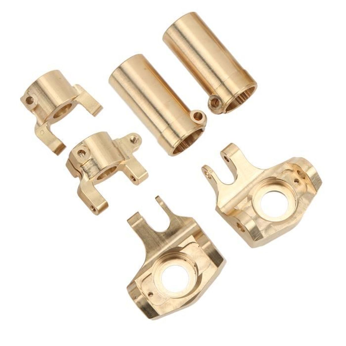 Essieux Planétaires INJORA +4mm Pour Axial SCX24 1/24 - Arbre à Double Joint, Pivots En Laiton - Compatible SCX24
