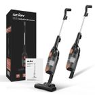 SEJOY Aspirateur Balai 2 En 1, Aspirateur à main avec cable, 600W/15Kpa puissance d'aspiration, Filtration HEPA, 0.8 L, Noir