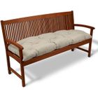 BEAUTISSU HOME STYLE Beautissu Coussin banc Flair BK 150x50x10cm - Nature - Coussin pour banc de jardin, terrasse, balcon, balancelle