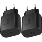 CYVENSMART 2 Pack Chargeur 25W Compatible avec Samsung Galaxy,S21 Puls/Ultra/FE, S20 Plus/FE, Z Fold4,Z Flip4 5G, Note10+, Etc Chargeur Rapide