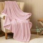 MINETGNON Plaid/Couverture Toucher Cachemire en Microfibre Très Doux Grand taille 150 x 200 cm - Rose