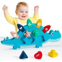 Jouet Bébé, Jeux Educatif Enfant, pour Apprendre à Trier et à Empiler, Jeu Montessori Cadeau pour Enfant 1 2 3 Ans