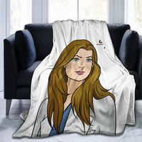 Grey's Anatomy Meredith Grey GA Couverture en flanelle ultra douce pour adultes et enfants 127 x 101,6 cm[310]