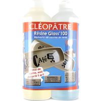 Résine Cléopâtre Glass'Flex pour glaçage et protection - 130 ml