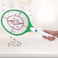 Raquette tapette electrique insectes anti moustique rechargeable usb  a mouche HB057