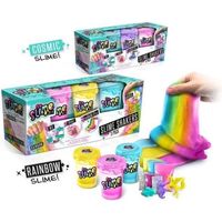 Lot de 3 Slime Shakers CANAL TOYS - Modèle aléatoire Cosmic ou Rainbow - Crée tes propres slimes !