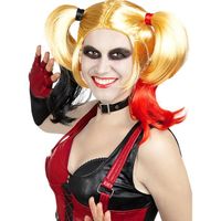 Perruque Harley Quinn Arkham City - FUNIDELIA - Jaune - Accessoire pour déguisement