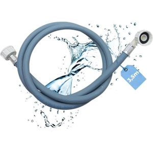 Xavax Rallonge flexible d'arrivée d'eau renforcée (entrée à 90°, pour tuyau  d’entrée lave-linge et lave-vaisselle, tuyau d’arrivée de réservoir