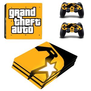 STICKER - SKIN CONSOLE BLANC - Autocollants GTA5 GTA 5 PS4 Pro pour PlayS