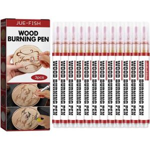 Scorch Marker Wood Burning Pen - Stylo marqueur brûlé au bois chimique pour  les projets de bricolage - Convient aux débutants, - Cdiscount Beaux-Arts  et Loisirs créatifs