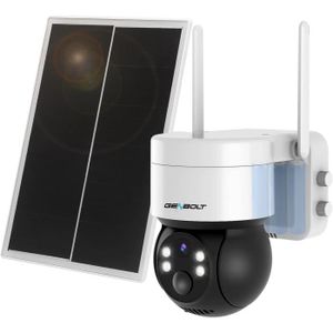 CAMÉRA IP 2K Caméra De Surveillance Solaire Extérieur Sans F