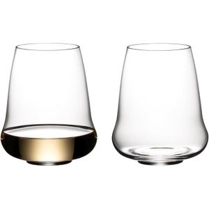 Coupe à Champagne Stemless Wings Riesling Champagne Set 2 Bicchieri 