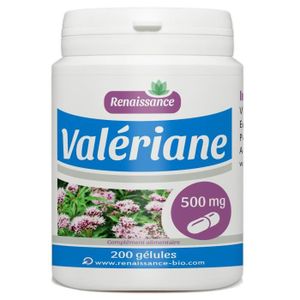 COMPLEMENTS ALIMENTAIRES - DETENTE VALERIANE 200 gélules dosées à 500 mg