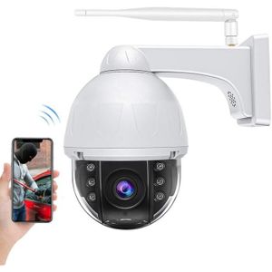 Lot de 4 cam/éras de Surveillance Professionnelles factices avec Objectif et cam/éra Clignotante
