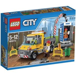 VOITURE À CONSTRUIRE Jeux de construction LEGO City - 60073 - Jeu De Construction - Le Camion Grue 51896
